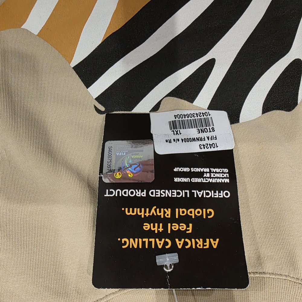 2010 FIFA World Cup South Africa Graphic T-Shirt Beige XL - Picture 7 of 8